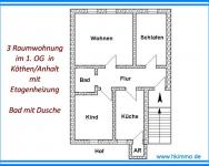 Wohnung mieten Köthen (Anhalt) klein 648llzif00mg