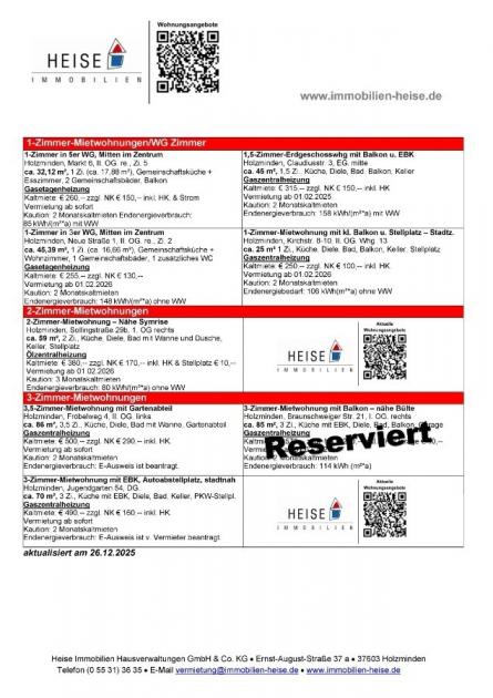 Wohnung mieten Holzminden max 9fmgcvdzww3g